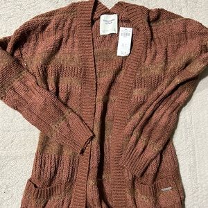 Brown AF cardigan